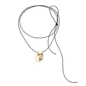 Amazon.com: QXFQJT Gold Oval Pendant Necklace Minimalist